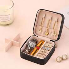 Personalisierte Damen maßgeschneiderte Light Luxury Diamond Letter Schmuckschatulle, modische personalisierte Leder Schmuck Aufbwahrungsbox, ein perfektes Geschenk für Mutter am Muttertag, Freundinnen und Jahrestage