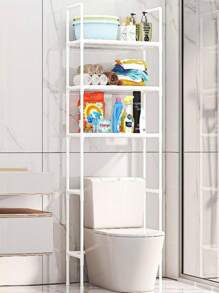 Mueble Plástico Organizador De Baño Rack Ligero - Blanco - Ver 1