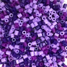 Pana-beads 500 pezzi/confezione, perline da fondere da 5mm, 9 colori misti, dimensione classica, compatibili con Hama e Perler, per arte a pixel, artigianato e regali fatti a mano, creazione di gioielli, ricambi, perline Perler