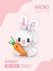 Bloques de construcción pequeños, modelos de animales lindos, decoración de oficina/hogar/coche, regalos de fiesta, decoración de habitación - Multicolor - Ver 9