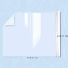 1卷自黏壁紙,米色接觸紙,超厚可拆卸防水啞光牆貼和傢俱架子布 - 白色 - 查看 7