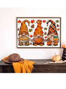 New 5d Diamond Painting Diy Diamond Embroidery Kit With Numbers - Brown - View 2