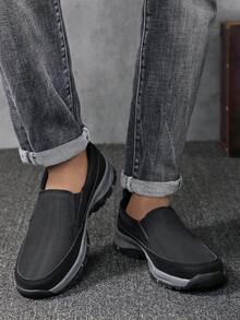 Nam Lưới thoáng khí Giày lười Núi Giày lêu lổng , Hoàn hảo Đối với Cuộc sống hàng ngày Và Đi dạo Thể dục Ngoài trời - màu đen - Xem 3