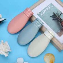 3 Pcs Refillable Silicone Travel Bottles Set - Leak Proof And Squeezable For Shampoo, Lotion, And Toiletries - Perfect For Carry On And On-The-Go Use Travel Essentials Travel Organizer For Beach Summer Vacation Back To School - Multicolor - View 2
