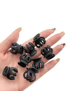 20 Pcs Fine Small Pumpkin Hair Claw Set For Women Fashion Charm Small Hair Claw Cute Hair Accessories For Girls Gifts Casual Claw Clips Hair Clips Hair Jaw Clip Hair Clamps Hair Clutch Hair Catcher Clip, Black Hair Accessories Fall Winter For Vacation Outfits Woman - Black - View 1