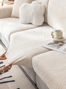 1件全季通用沙發套,防塵沙發墊套,現代簡約風格,防滑且可機洗,適用於l型組合沙發和1-4座垂直沙發 - 卡其色 - 查看 5