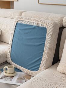 1件全季通用沙發套,防塵沙發墊套,現代簡約風格,防滑且可機洗,適用於l型組合沙發和1-4座垂直沙發 - 卡其色 - 查看 6