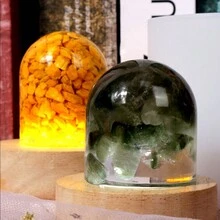 1 Miếng DIY Keo dính Khuôn Ba chiều Một nửa Trụ Vật trang trí Khuôn silicon Nhà  Phụ kiện Đồ trang trí - trắng - Xem 9