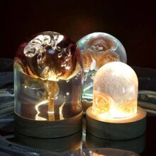 1 Miếng DIY Keo dính Khuôn Ba chiều Một nửa Trụ Vật trang trí Khuôn silicon Nhà  Phụ kiện Đồ trang trí - trắng - Xem 7