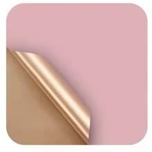 5 Stücke/10 Stücke/20 Stücke wasserdichtes Geschenkpapier mit Blumenmuster für Blumensträuße, Geschenkverpackungen, Muttertagsdekor, Partyzubehör – Goldrand, Farbverlauf, einfarbig, durchscheinend, für den Valentinstag zum Schulanfang