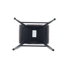 Linen Dining Chairs, Multifunctional Counter Height Bar Stools Without Back, Metal Legs, Upholstered Dining Chairs, Kitchen Breakfast Bar Stools With Footrest For Kitchen Dining Room(Coffee, Set Of 8) - Cà phê - Xem 10