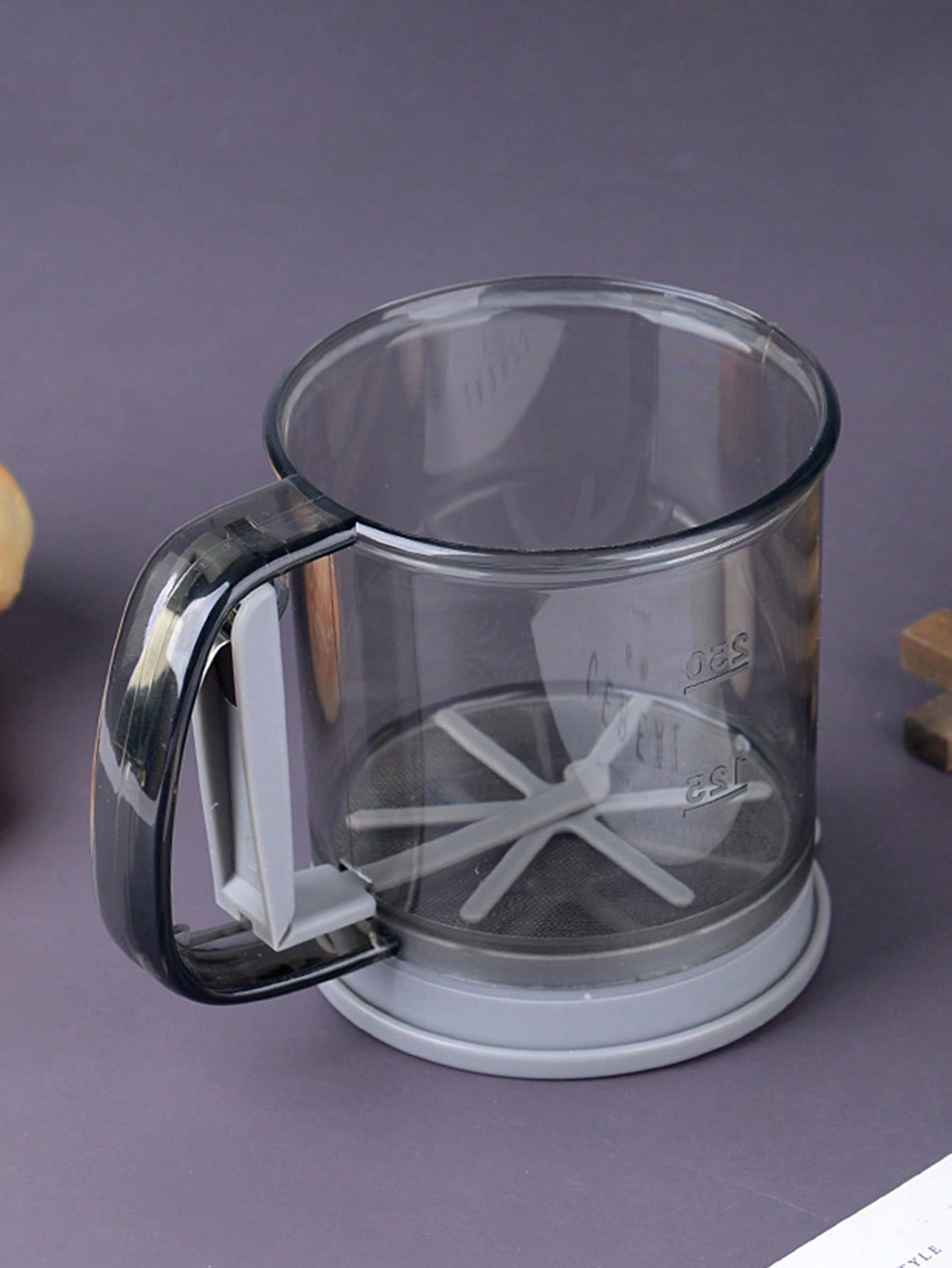 غربال الدقيق المحمول بشكل إناء للاستخدام المنزلي،...