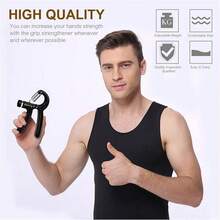 5-60 Kg Adjustable Power Hand Grip Trainer Expand Forearm Exerciser Spring Gripper Strength Expander Hand Strengthener - Orange - View 3