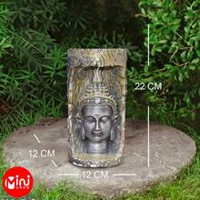 FIGURAS DE BUDA HECHAS DE RECINA, DECORACIÓN PARA HOGAR INTERIOR Y EXTERIOR, DECORACIÓN ARTESANAL - Champán - Ver 1