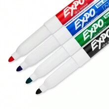 Expo 4pk Dry Erase Markers Fine Tip Multicolored - 彩色 - 查看 3