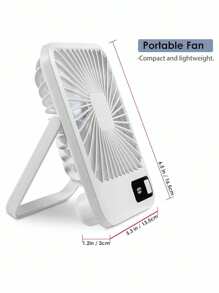 New Desktop/Wall Mounted USB Fan, Portable Mini Electric Fan For Home, Student Dormitory, Bedside, Small Size