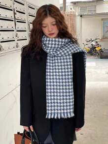 Women's Scarves - 藍白色 - 查看 3