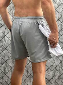 Men Shorts - 灰色 - 查看 6