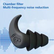 1 paio Tappo auricolare rumore silicone per notte , antirumore