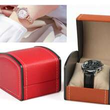 Estuche De Relojes Caja Estuche Para Rrelojes Porta Relojes - Marrón - Ver 8