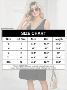 Women Summer Midi Dresses Slim Sleeveless V Neck Boho Lace A-Line Flare Wrap Casual Work Party Beach Sun Swing Dresses - 黑色 - 查看 8