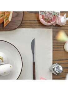 1 Miếng lễ Phục sinh Con thỏ Lanh Đệm Với Hấp thụ nước Chức năng , Phương Tây Bàn Thảm ăn Đối với Phòng bếp Và Phòng ăn - ba con thỏ - Xem 6