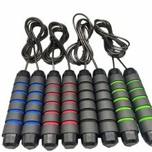 2024最新型1入組跳繩具有快速速度可調節跳繩電纜和記憶泡沫手柄,非常適合像速度訓練,極限跳躍,耐力訓練和健身這樣的有氧運動 - 紅色 - 查看 5