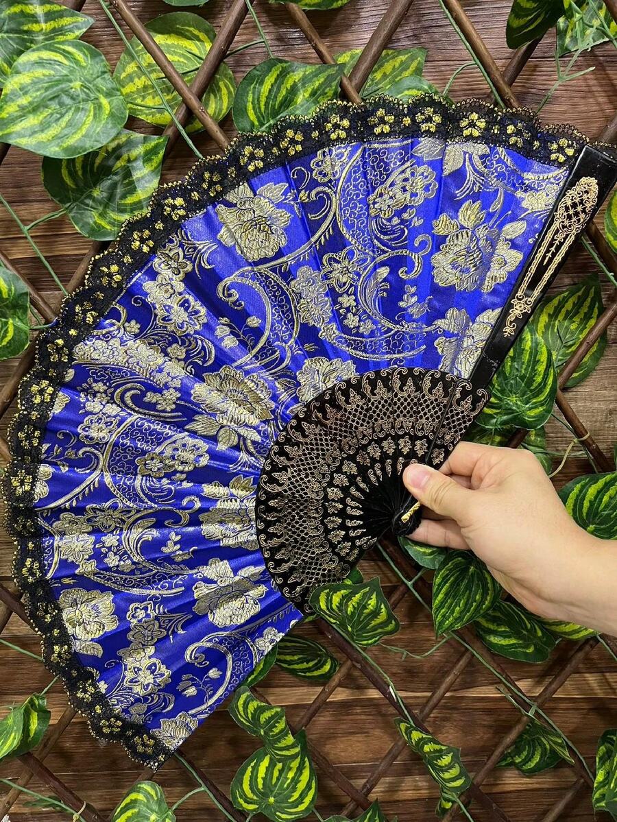 Hand Fans - Blue - View 1