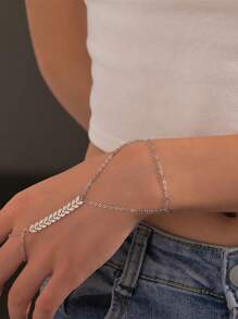 手指圓環手環 - 銀色 - 查看 7