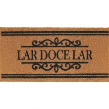 Tapete Capacho Vinil Long Lar Docê Lar 30cm x 70cm Kapazi - Caramelo - Visão 1