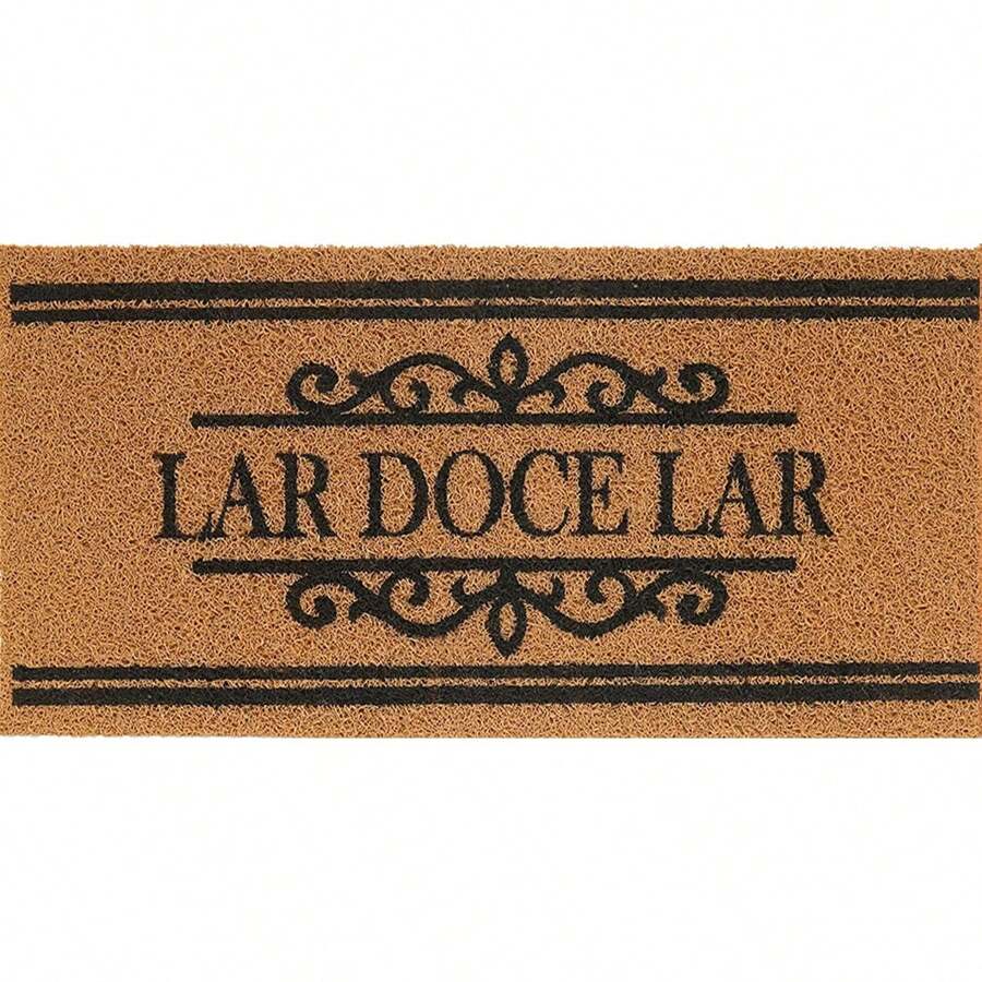 Tapete Capacho Vinil Long Lar Docê Lar 30cm x 70cm Kapazi - Caramelo - Visão 1