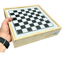 Jogos de Mesa 5x1 Xadrez, Dama, Ludo, Trilha, Jogo da Velha Educativos Jogos Clássicos Toy Trade Oficial