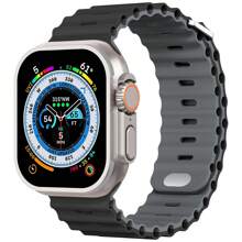 1 件男女通用运动硅胶海洋风格 Apple Watch 表带 Apple Watch 表带兼容 42/44/45/46/49 毫米 Apple Watch Ultra/Se/10/9/8/7/6/5/4 - 42mm/44mm/45mm/49mm - 查看 17