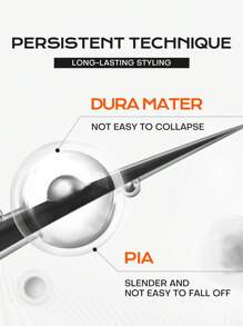 MISTINE 防水黑色濃密纖長睫毛膏,24小時捲翹、拉長、加密,不結塊不脫妝,自然棕色,含量5克1支裝