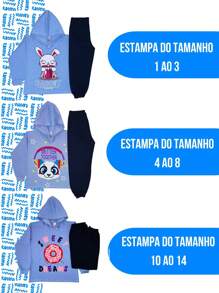 Young Girls Sweatshirts - Màu xanh nhạt - Xem 4