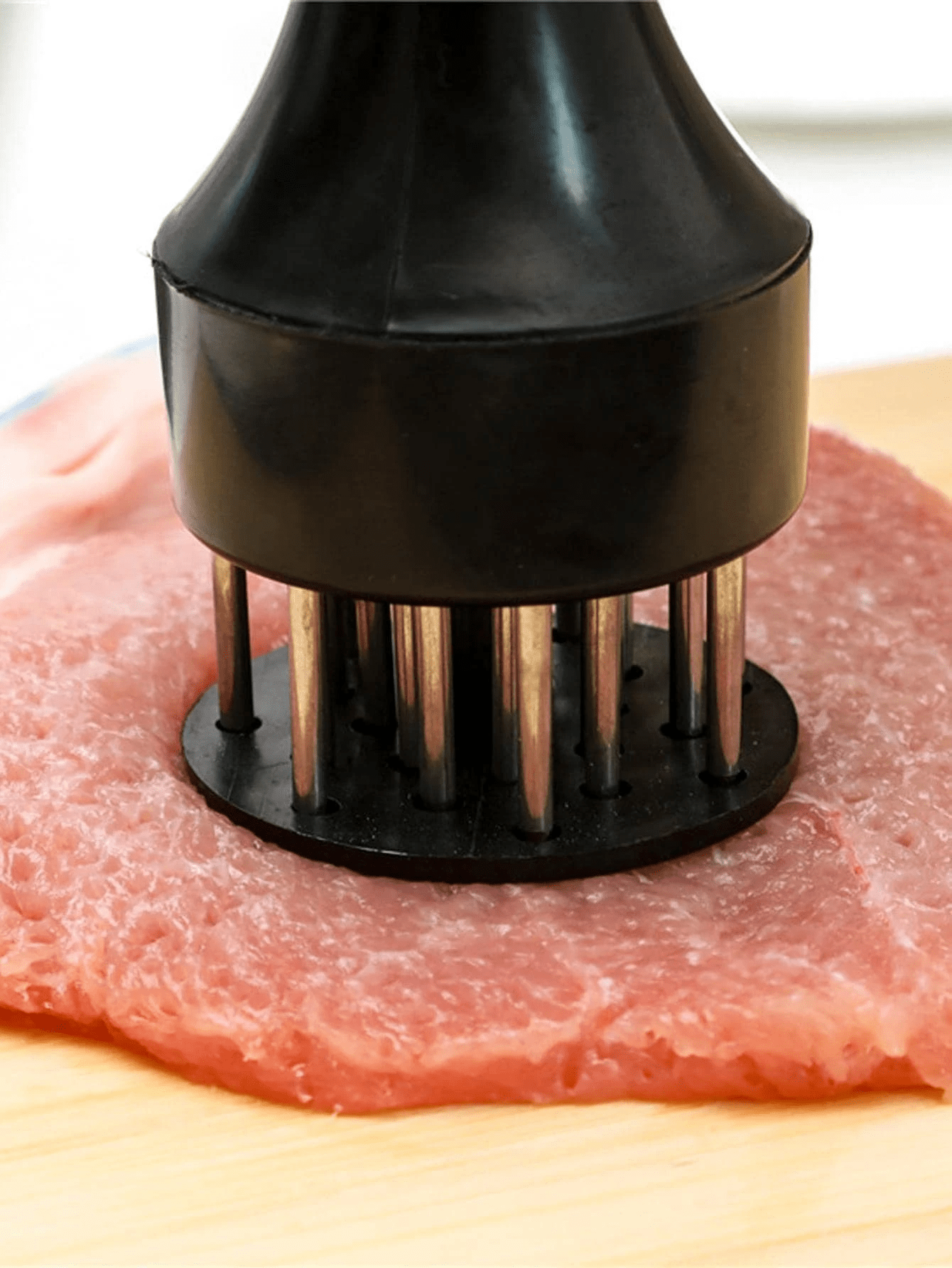 1pc Stainless Steel Meat Tenderizing Tool Set, Including Meat Hammer