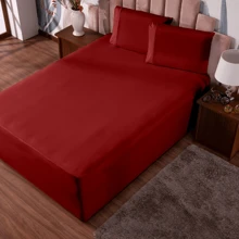 Sheet Sets With Pillowcases - Đỏ - Xem 1