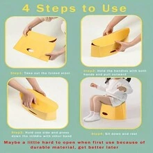 Ultralight Foldable Portable Stool Chair, Home Thickened Outdoor Chair Mini Mazha Fishing Chair, Lightweight Collapsable Folding Potty Stool For Traveling, Mini Foot Step Stool For Airplane Flight Camping Stuff