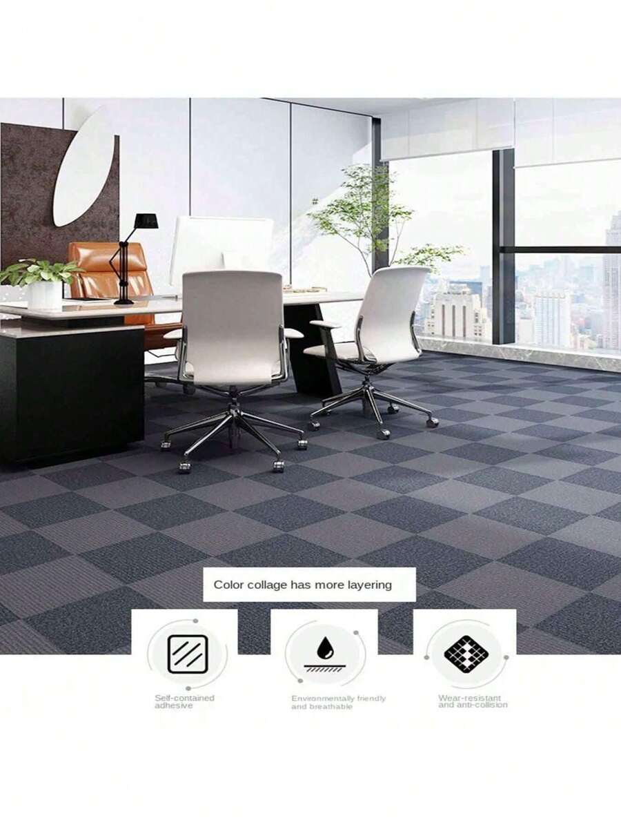 SelfAdhesive Floor Tiles, Suitable For Commercial Cement Floors