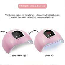 LIMEGIRL 1 PIEZA Lámpara de uñas LED UV con 18 LED para accesorios de manicura, accesorios y herramientas para uñas, secador de esmalte de uñas, equipo de secado de gel, herramientas profesionales de arte de uñas con sensor automático y 3 ajustes de temporizador, 3 estilos, suministros para uñas, herramientas para uñas, herramientas de arte de uñas, de vuelta a la escuela, uñas, herramientas para uñas para uñas postizas