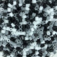 Pana-beads 500 pezzi/confezione, perline da fondere da 5mm, 9 colori misti, dimensione classica, compatibili con Hama e Perler, per arte a pixel, artigianato e regali fatti a mano, creazione di gioielli, ricambi, perline Perler