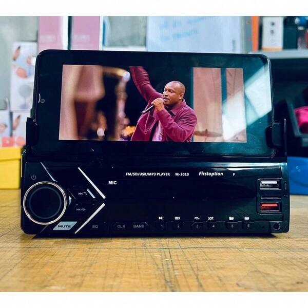 Radio de Carro Automotivo Bluetooth com Suporte para Celular