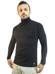 Men T-Shirts - 黑色 - 查看 1