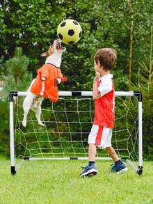 Portable Soccer Goal For Kids With Carry Box - Easy To Install Lightweight Fun, Outdoor Indoor Backyard Training Games For Children Youth Adult - White - View 6