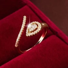 1 Miếng Duy nhất Thiết kế rắn Mở có thể điều chỉnh Nhẫn Đối với phụ nữ - Nhiều màu - Xem 7