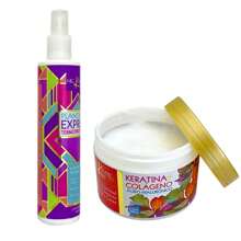 NEKANE KIT DE PLANCHADO EXPRESS 300 ML Y TRATAMIENTO KERATINA CON COLAGENO 280 GR - Blanco - Ver 2