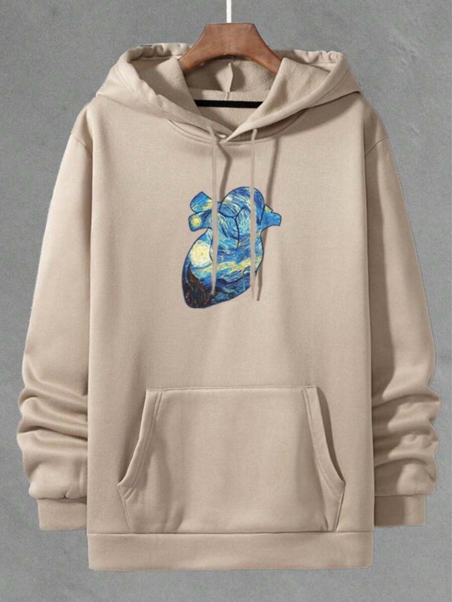 Men Sweatshirts - Màu be - Xem 1