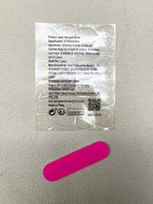 24 Piezas De Uñas De Dedo De Los Pies Francesas Dulces De Rayas Rojas Y Blancas De Doble Color, 1 Pieza De Pegamento De Gelatina Y 1 Lima De Uñas - Multicolor - Ver 6