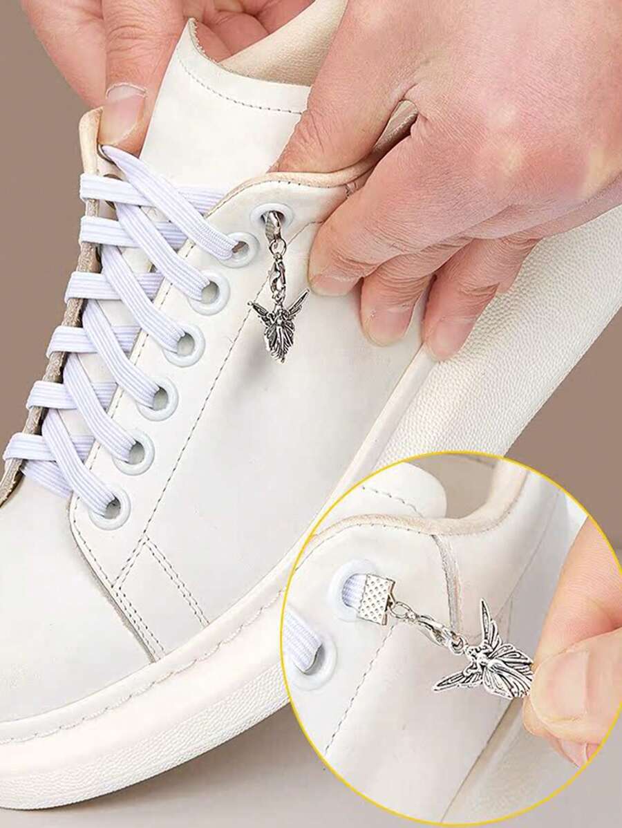 1 Pair Elastic Shoe Laces For Kids And Adults, Elastic Tieless