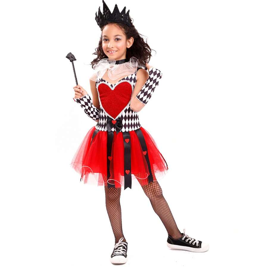 Tween Girls Costumes - Đỏ - Xem 1